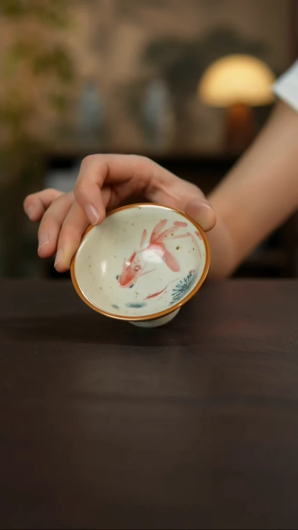 景德镇陶瓷杯碗柴烧多人