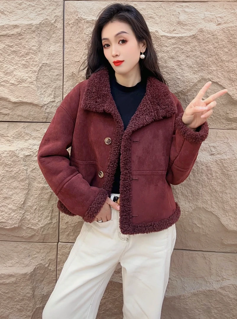 yipinyuxi/依品羽茜海宁正品2024冬季新款时尚休闲加厚保暖外套女