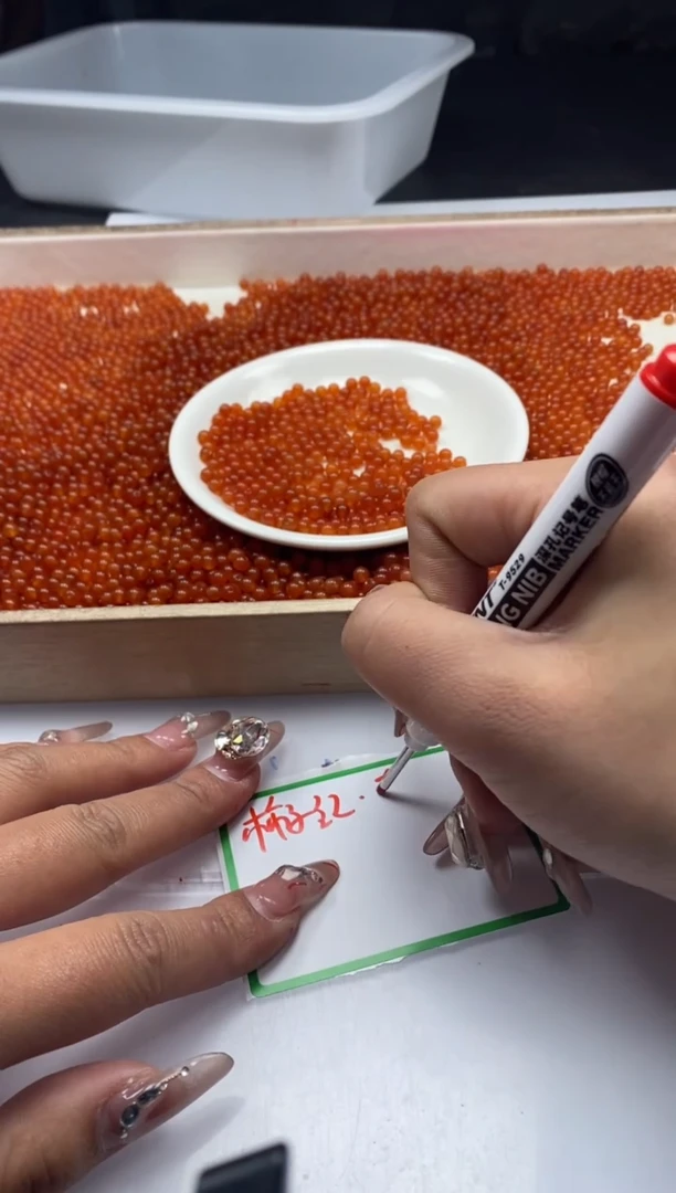 【闪购商品】玛瑙/玉髓颈饰未镶嵌w1531南红冰柿子4mm*200颗