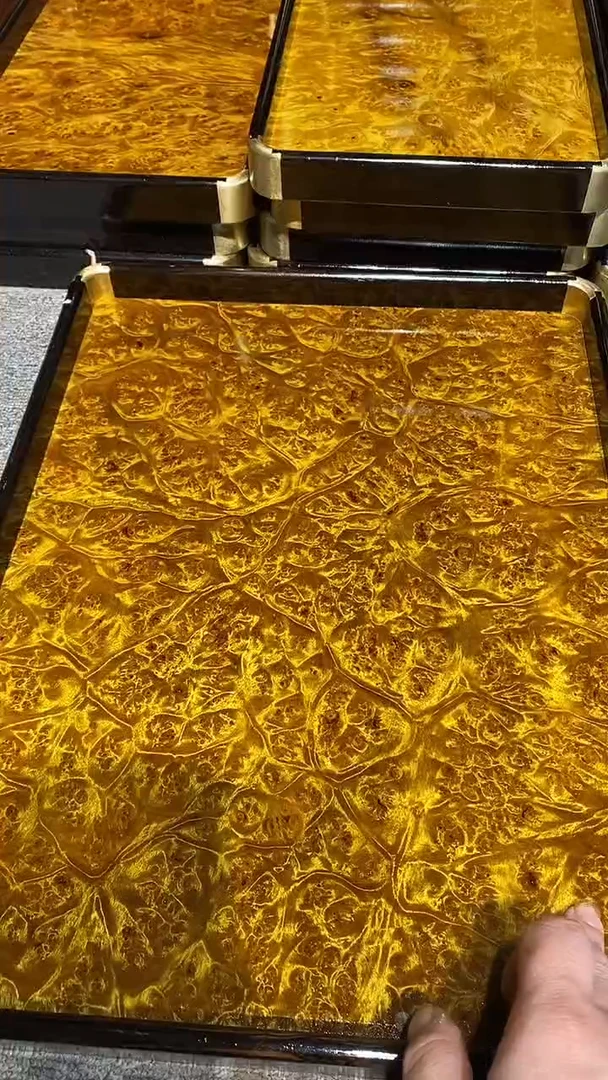 木木雕款青****?大茶盘一个