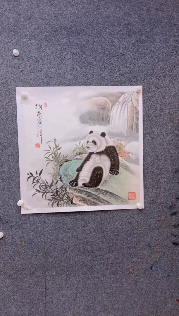 【闪购商品】国画2.2展馆-郑志宗斗方卢原动物130