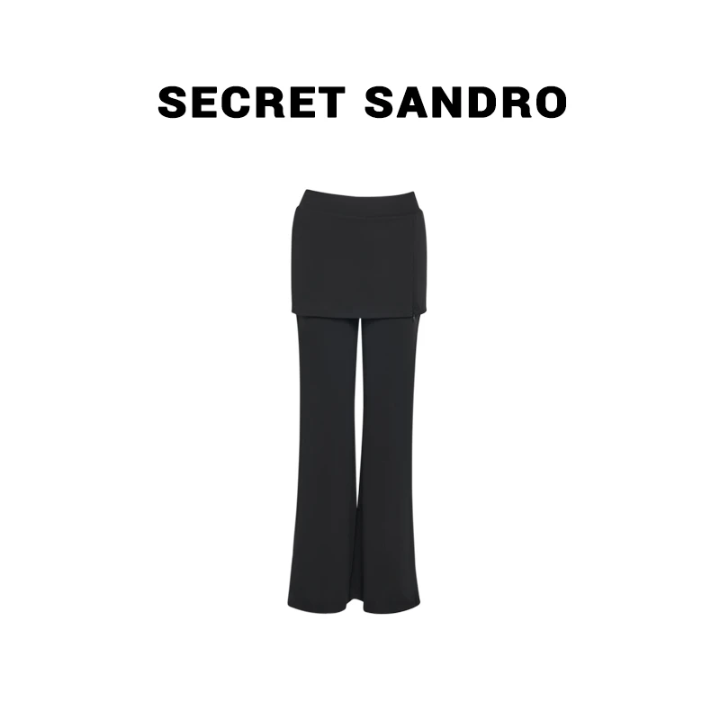 【lulu】Secret Sandro 楚楚 显瘦百搭休闲裤 K55226105C