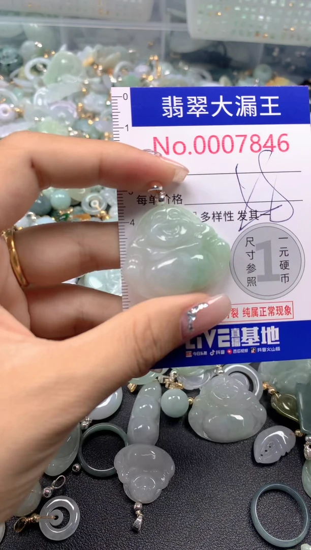 颈饰未镶嵌翡翠7846