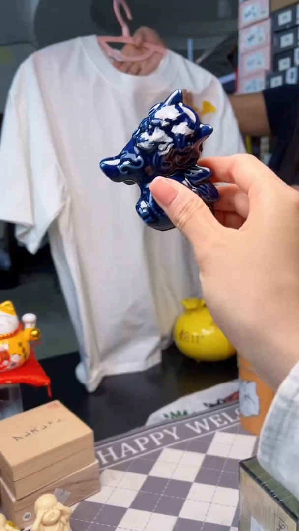 瓷片陶茶666文玩周边多人大黄驴L