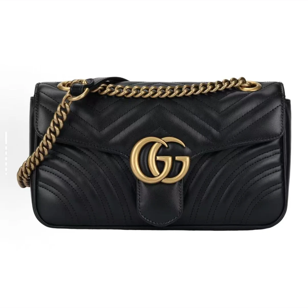 95新 GUCCI/古驰 安洁利严选链条包/0012486