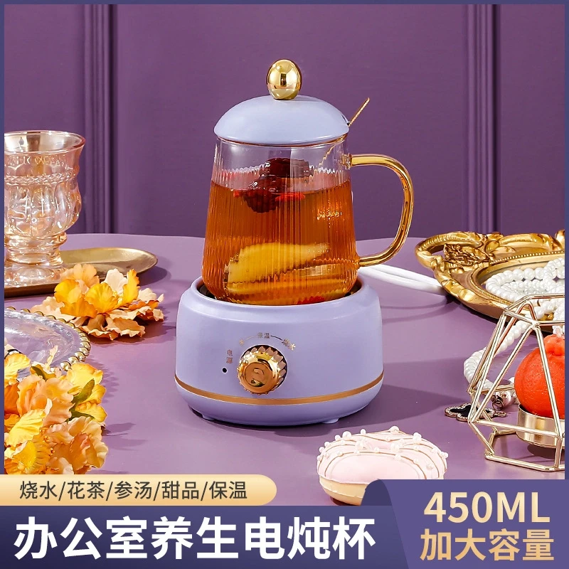煮花茶煮花茶蜡烛加热煮茶器玻璃水果茶壶温茶炉煮茶炉煮花茶