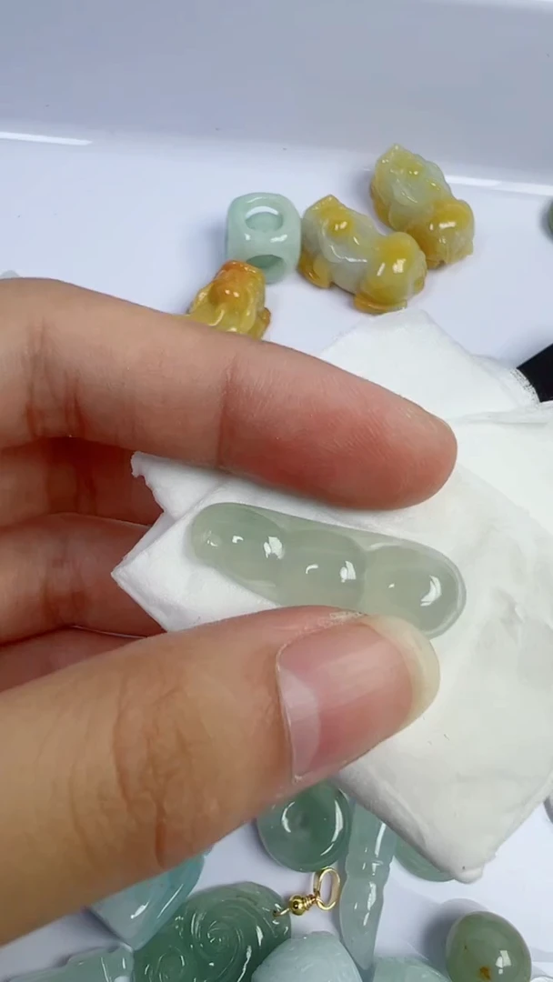 散珠翡翠856号链接，A货翡翠
