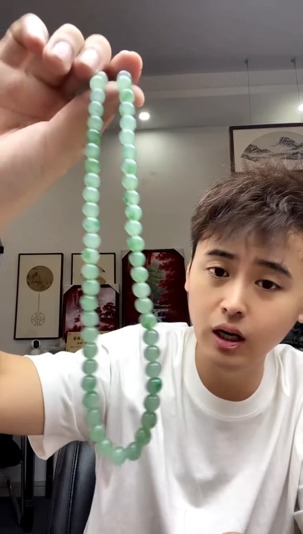 石英质玉未镶嵌颈饰非洲翠妈妈链卡8