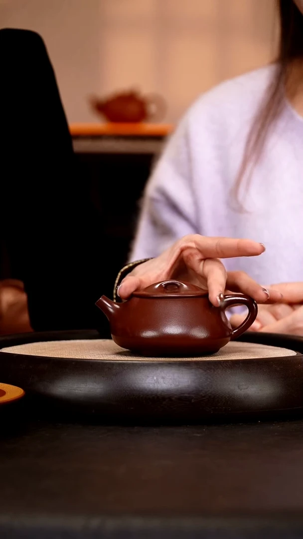 茶壶紫砂HH132 景舟石瓢 紫袍玉砂 200cc