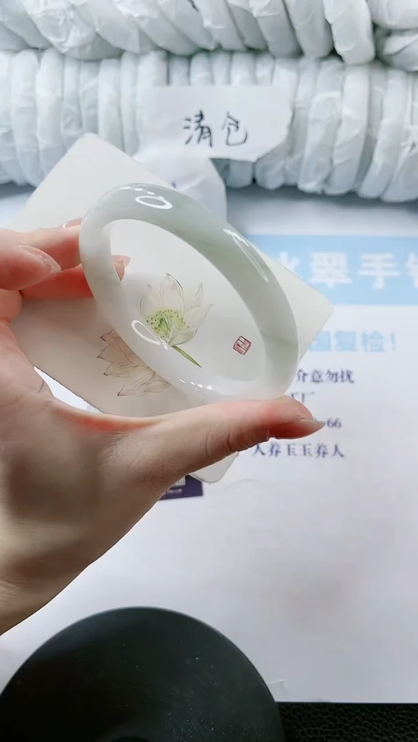 【闪购商品】石英质玉手镯未镶嵌多样性发货L134-65