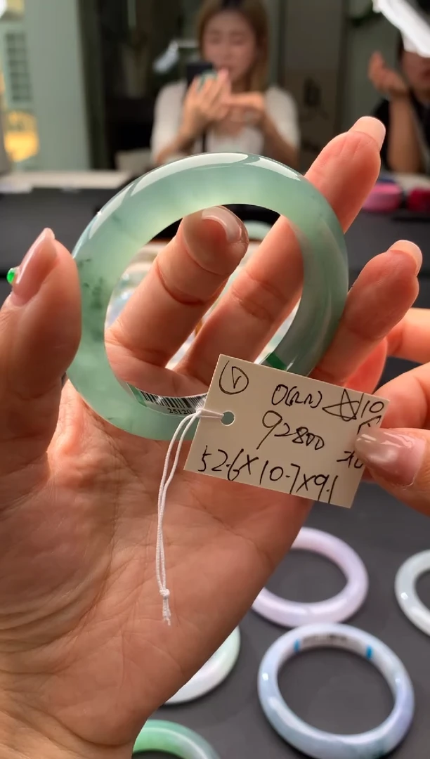 未镶嵌手镯翡翠O****~翡翠手镯 下单联系小耳机#1