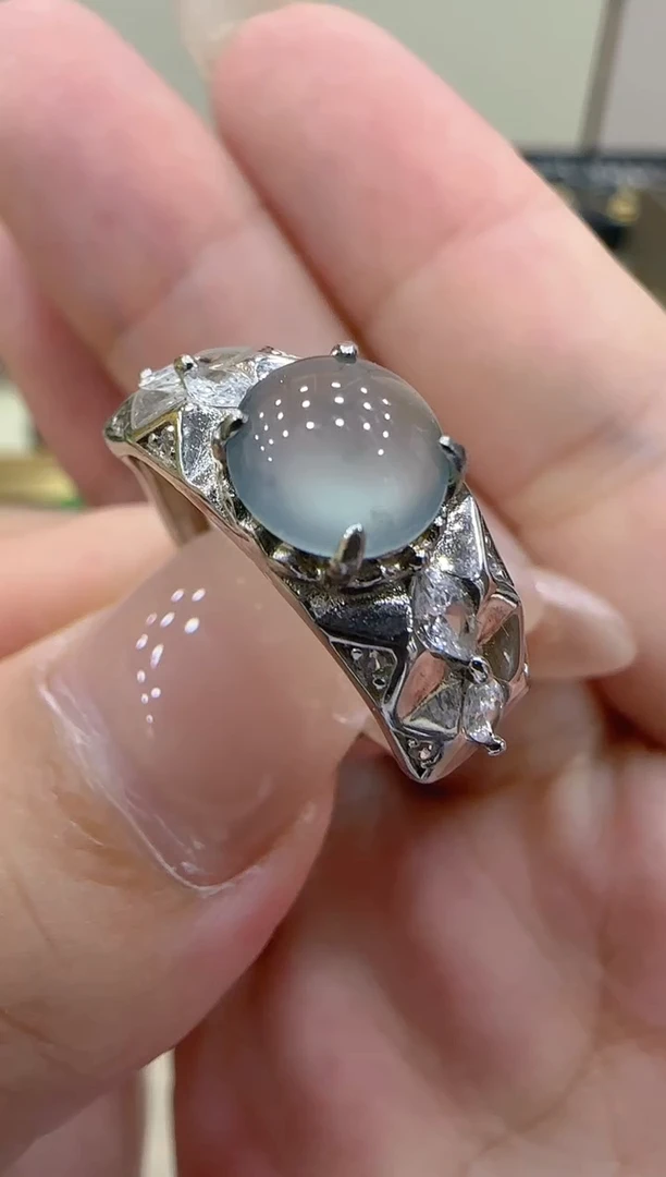 【闪购商品】翡翠戒指银S925镶嵌团购多样性发一件