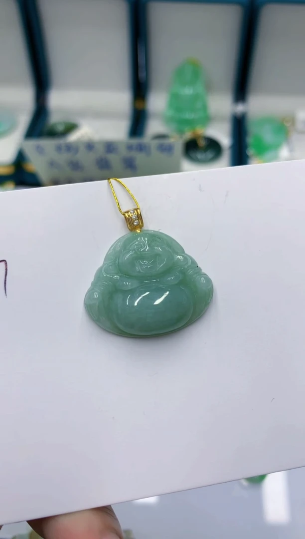 颈饰未镶嵌翡翠缅甸翡翠A货