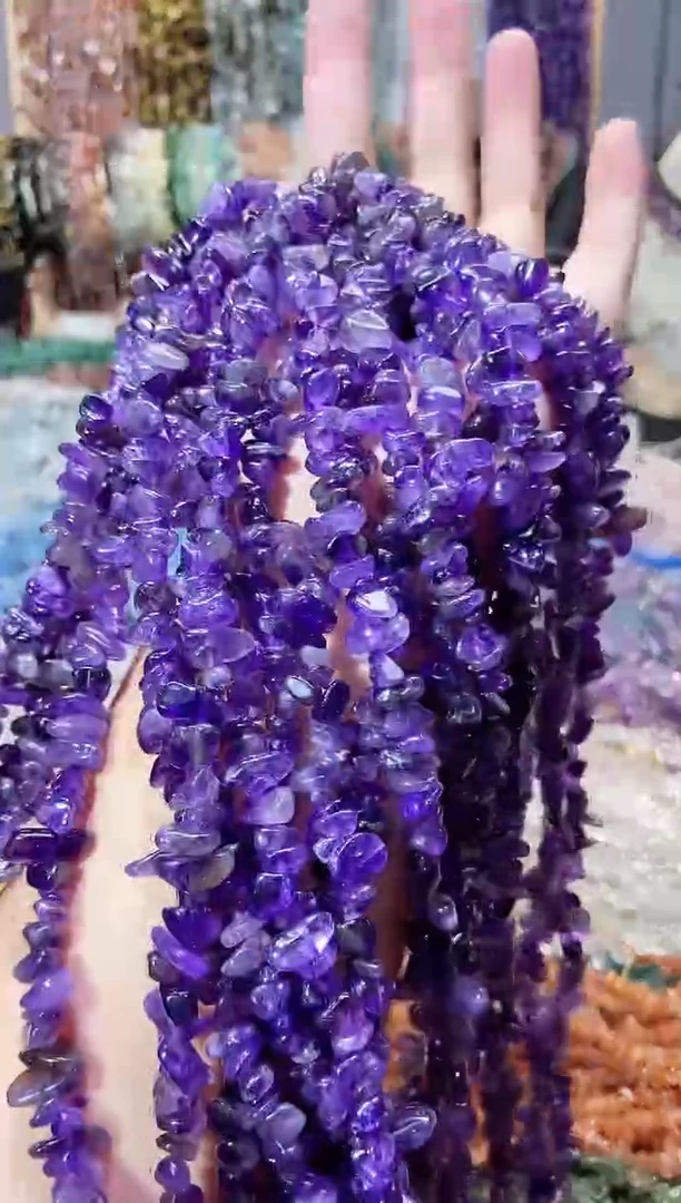 未镶嵌珠宝半成品水晶紫水晶