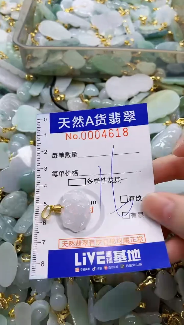 颈饰未镶嵌翡翠天然A货翡翠