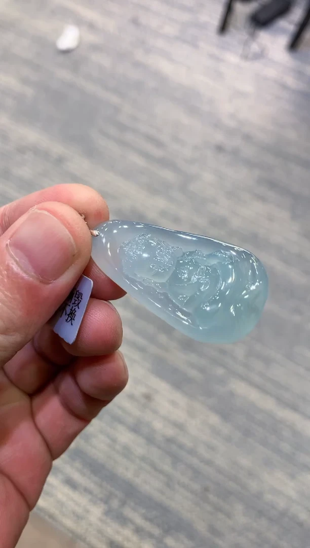 颈饰未镶嵌翡翠天然A货翡翠