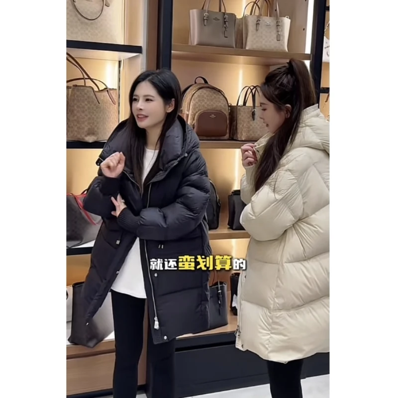 宿慕SUMU 女款纯色羽绒服12-28冬季2024新款时尚百搭羽绒服H90003