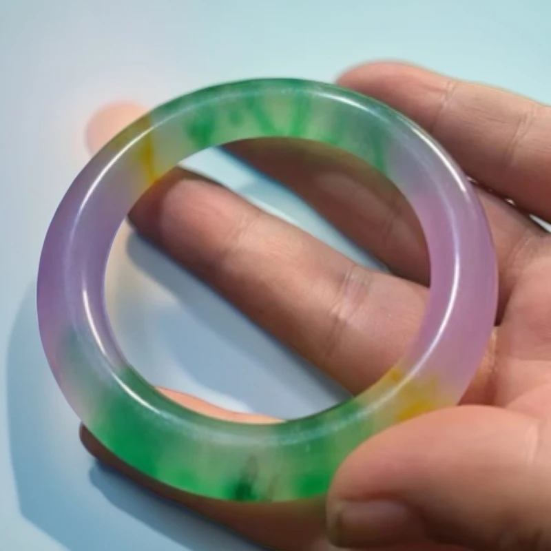 ｛老三高端甄选}djy500三彩高端手镯