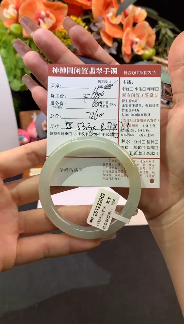 未镶嵌手镯翡翠姐姐251222002