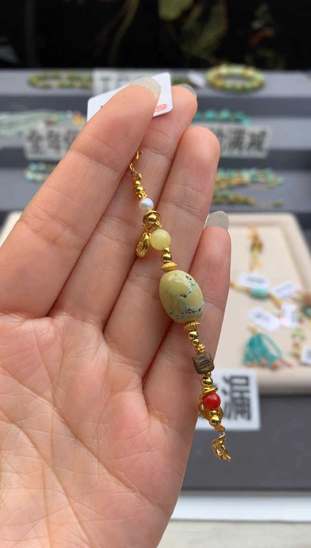 未镶嵌绿松石半链茜.B171