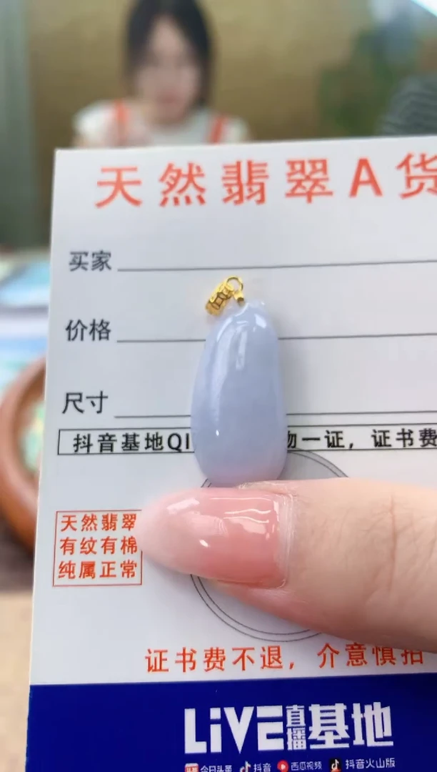 颈饰未镶嵌翡翠天然A货翡翠挂件