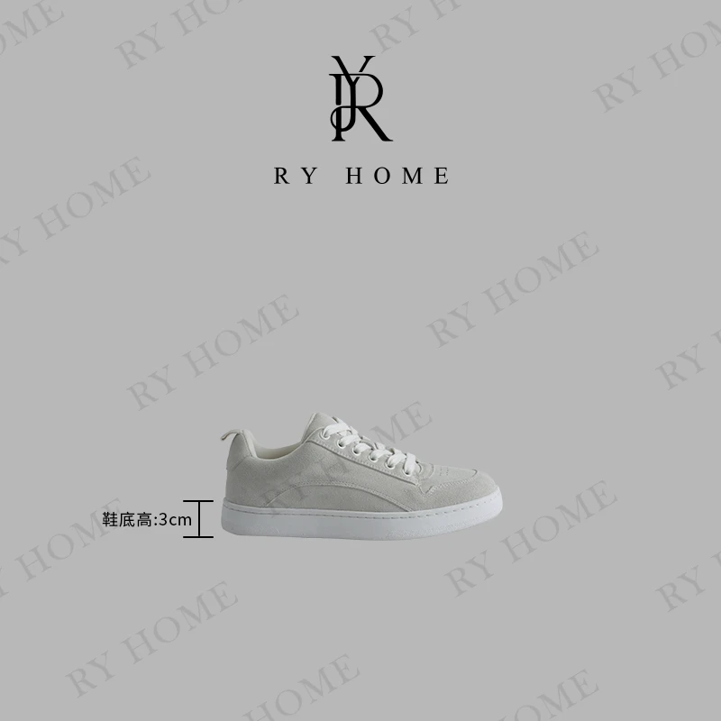 【容雨RYHOME】牛反绒＋百搭平底板鞋243X1268