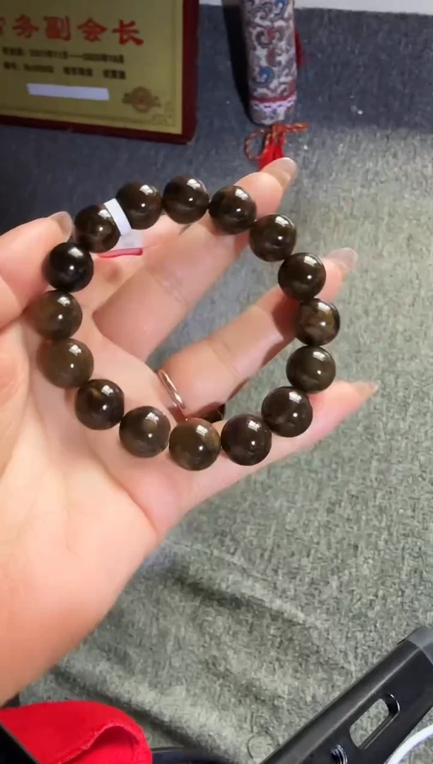 手串琥珀未镶嵌慎*#43缅甸琥珀根珀手串13mm