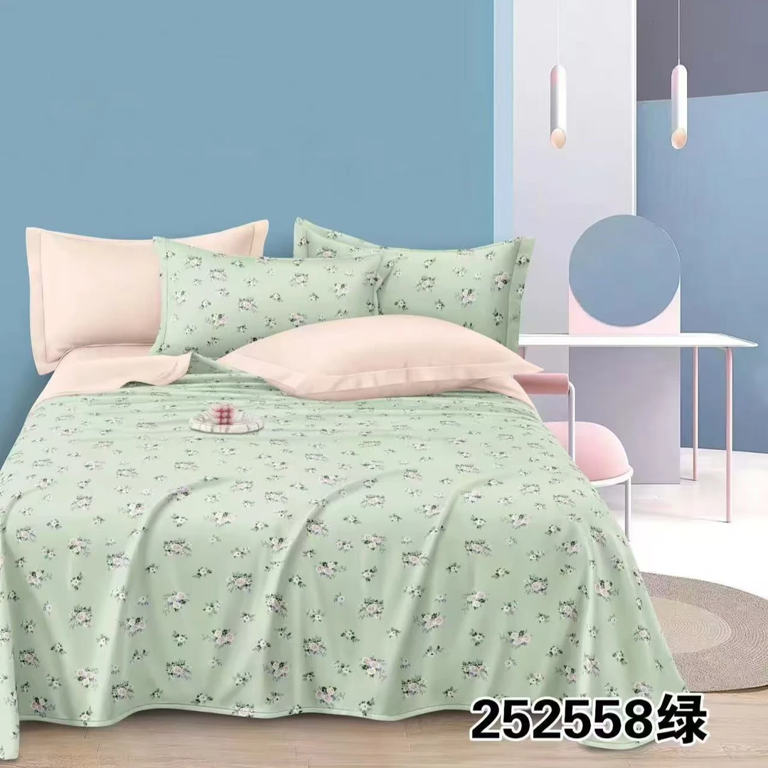 正宗纯棉老粗布大尺寸100棉纯棉大床单-花落满屋