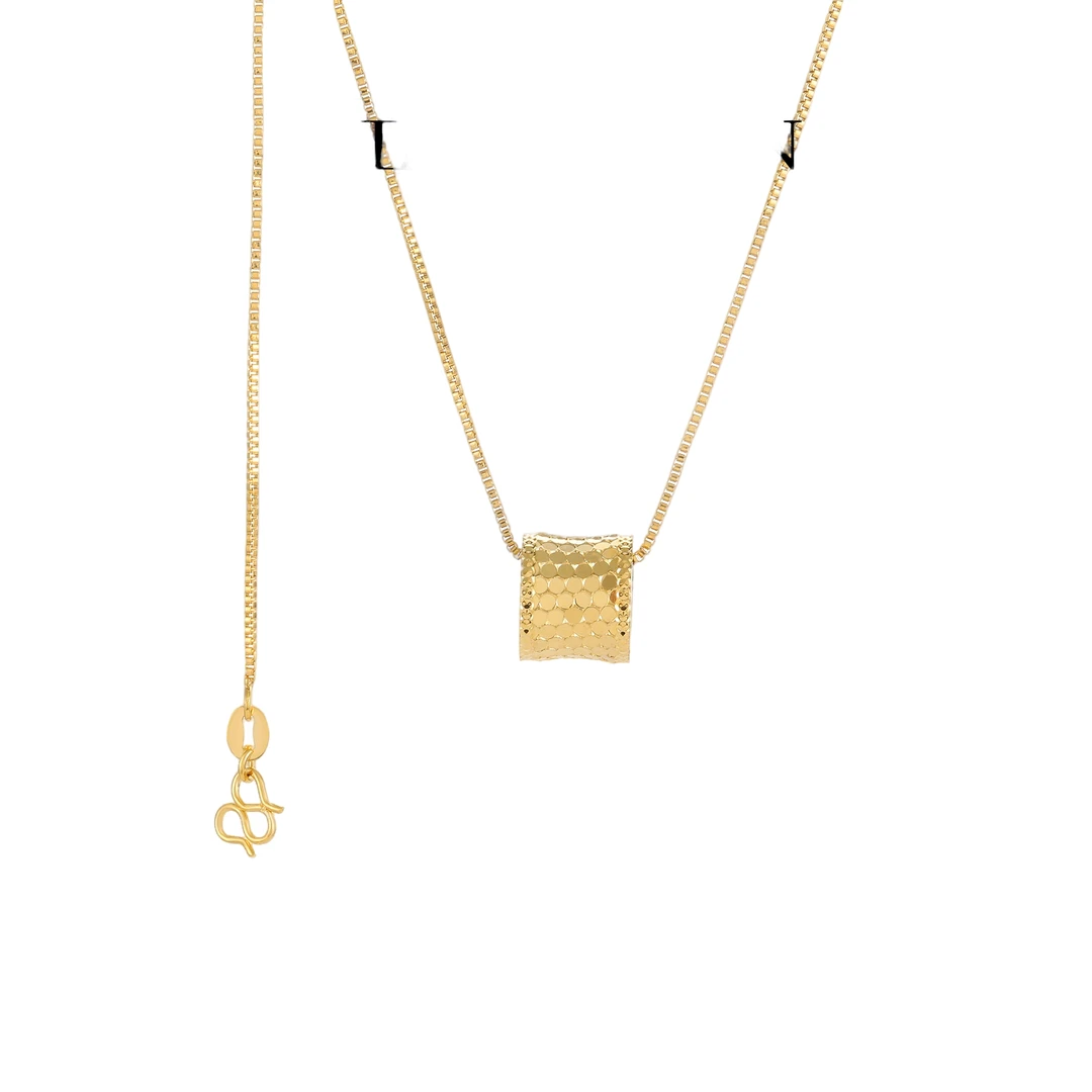 镀k金 碎冰冰精致轻奢时尚百搭经典项链  1416