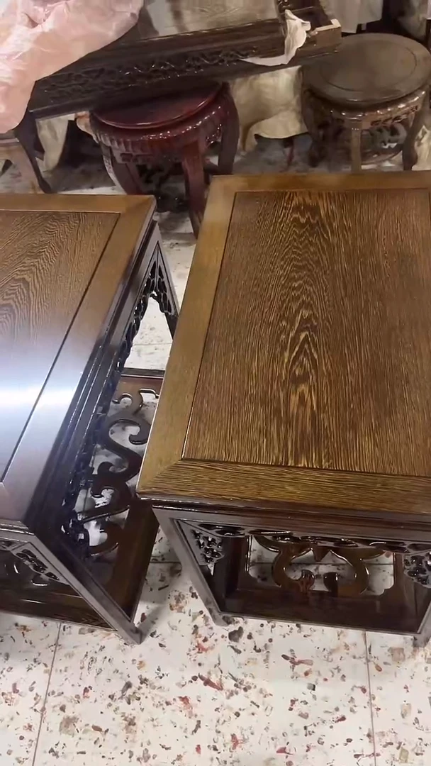 木老***3处理款鸡翅木长方炕桌60*40*60