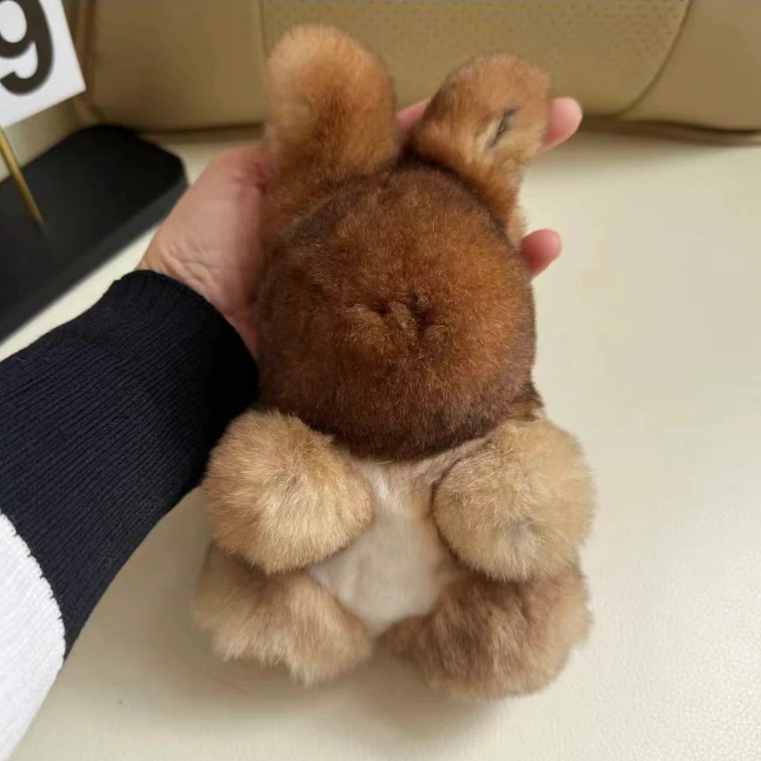 宇之媛 蝴蝶结兔兔  兔毛挂件   包包挂件 钥匙挂件 高档礼品 360