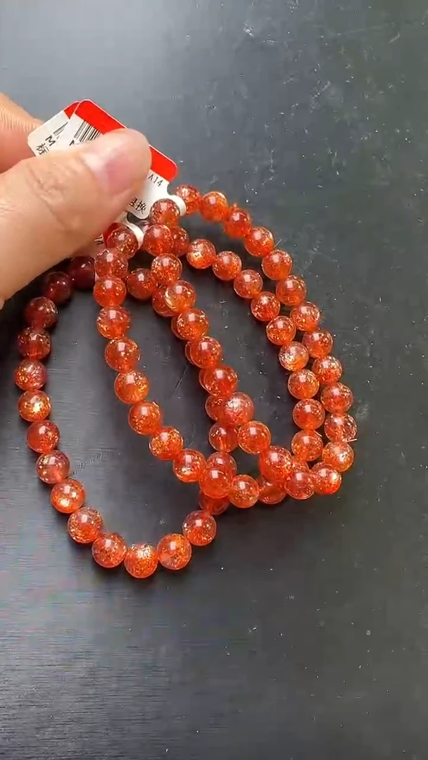 未镶嵌手串日光石多样性发一 金太阳手串7m+  M57502X