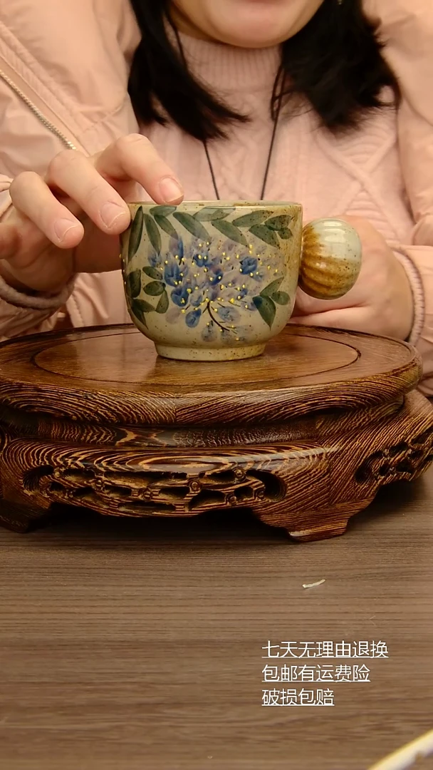 【闪购商品】杯子水杯纯手工手绘景德镇