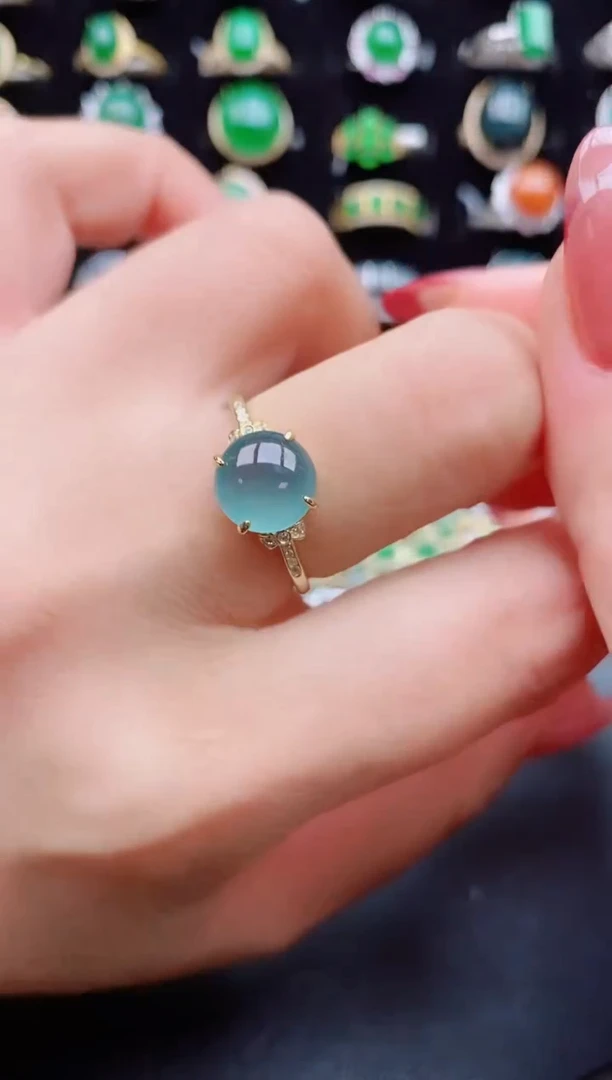 【闪购商品】翡翠戒指银S925镶嵌321321