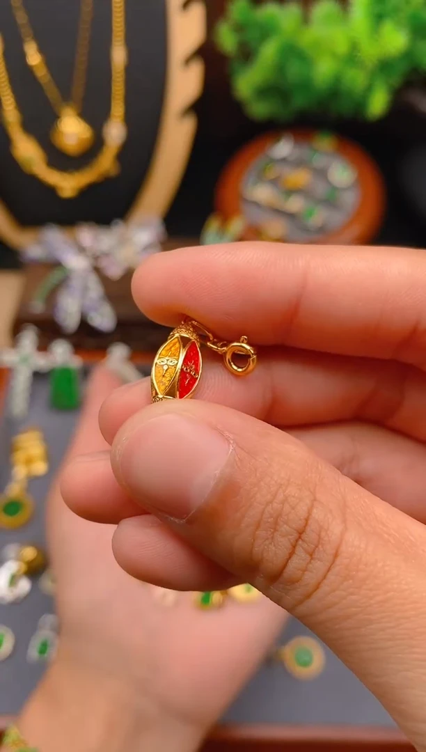 【闪购商品】翡翠吊坠(不含链)银S925镶嵌五路财神