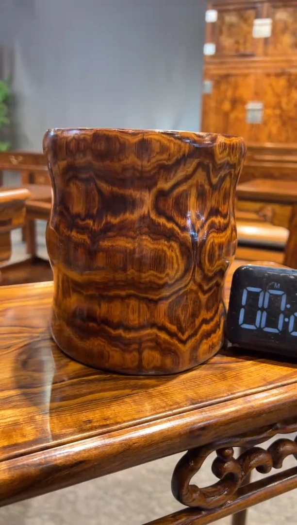 木笔筒 笔筒 红木家居