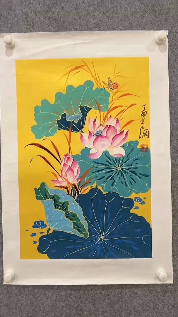 国画李纲-2.7平尺-国画作品