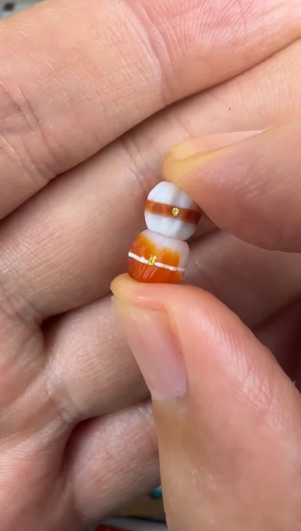 玛瑙/玉髓颈饰未镶嵌珠改雕刻配饰