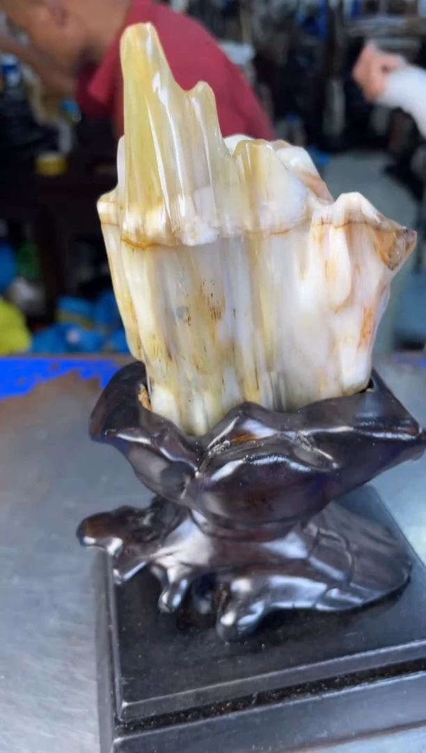 未镶嵌摆件硅化玉28