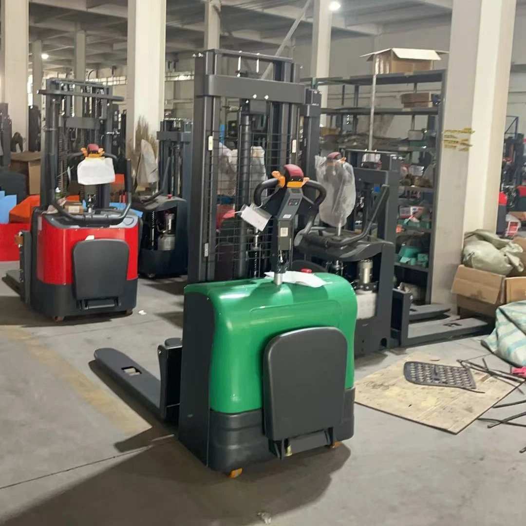 全电动双提升堆高车仓储货架专用可爬坡堆垛车仓库冷库专用