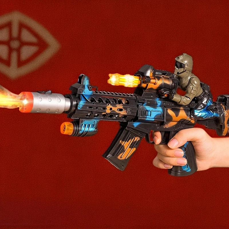 儿童小玩具义乌夜市地摊商品公园广场批发发光礼品声光枪热销摆摊