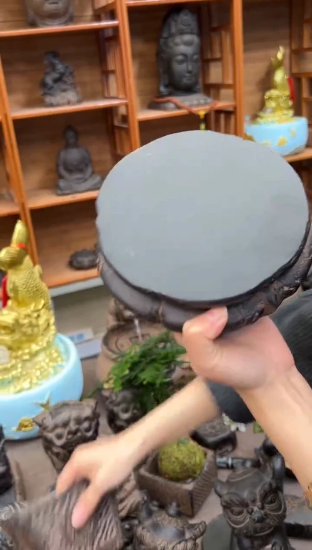 陶土【火山泥】金箍坛底座