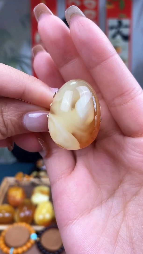 【闪购商品】琥珀裸石银S925镶嵌基地发货 一物一证 顺丰包邮