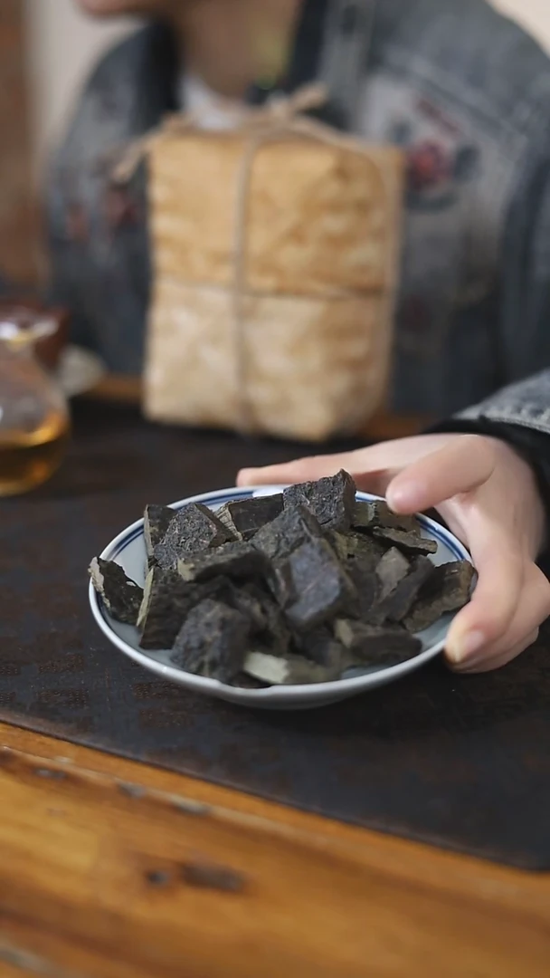 中国大陆六步溪黑砖 2014年 500g