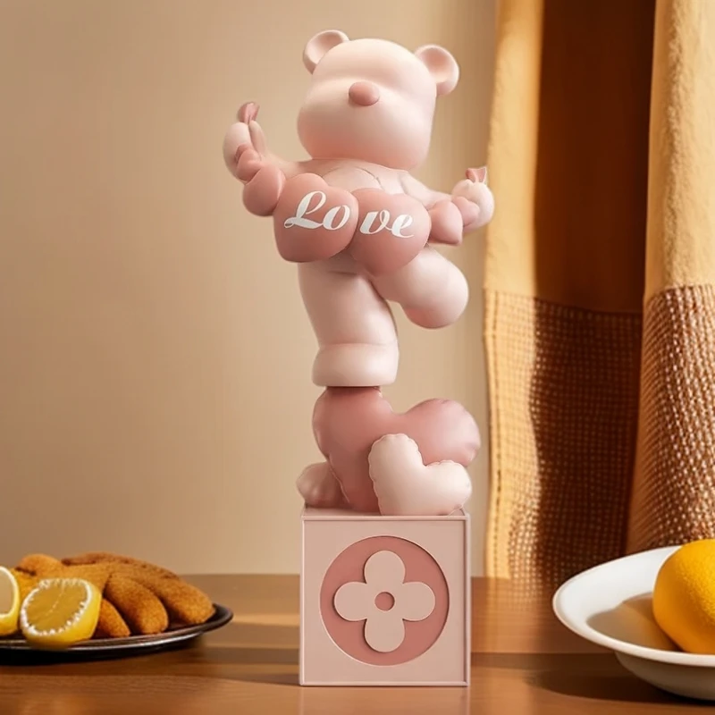 B情书潮玩摆件手办网红摆件轻奢家居饰品电脑摆件客厅布置用品