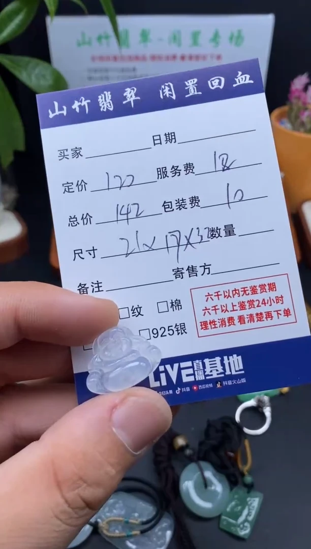 颈饰未镶嵌翡翠3001118