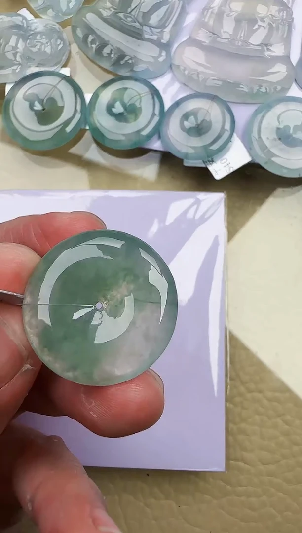 颈饰未镶嵌翡翠缅甸翡翠a货