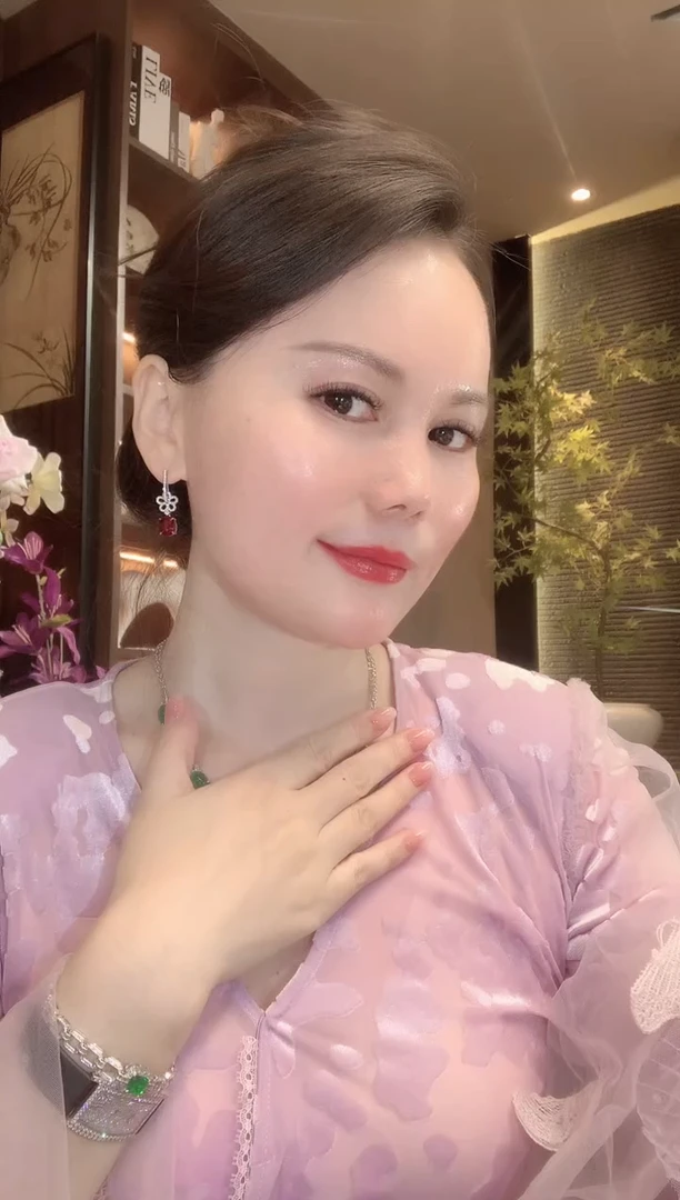 18K金镶嵌耳饰碧玺A45