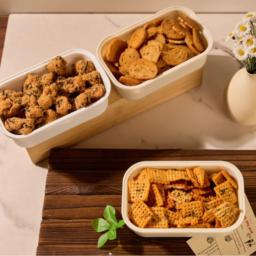 【乔阳村】厚切手工锅巴+薄切馒头幼崽+送一盒金丝肉松麻花