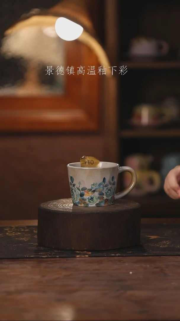 陶瓷景德镇高温釉下手绘陶瓷110